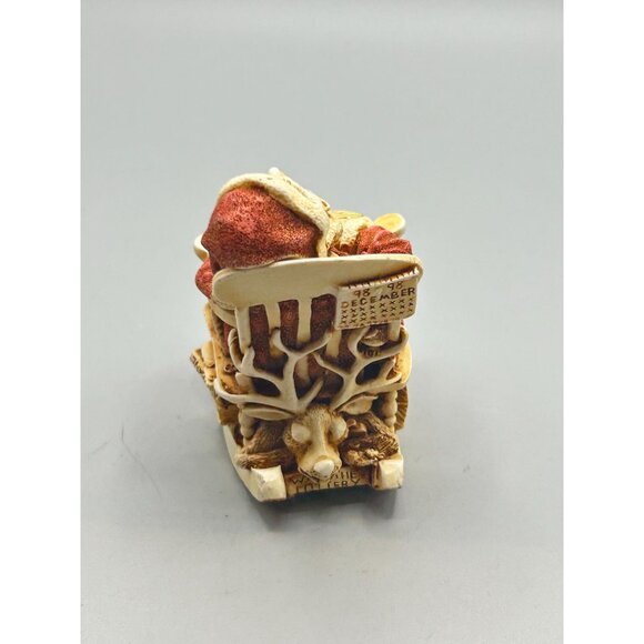 Harmony Kingdom Jingle Bell Rock Santa in Rocking Chair UK Made Figurine 1998 - Picture 5 of 12